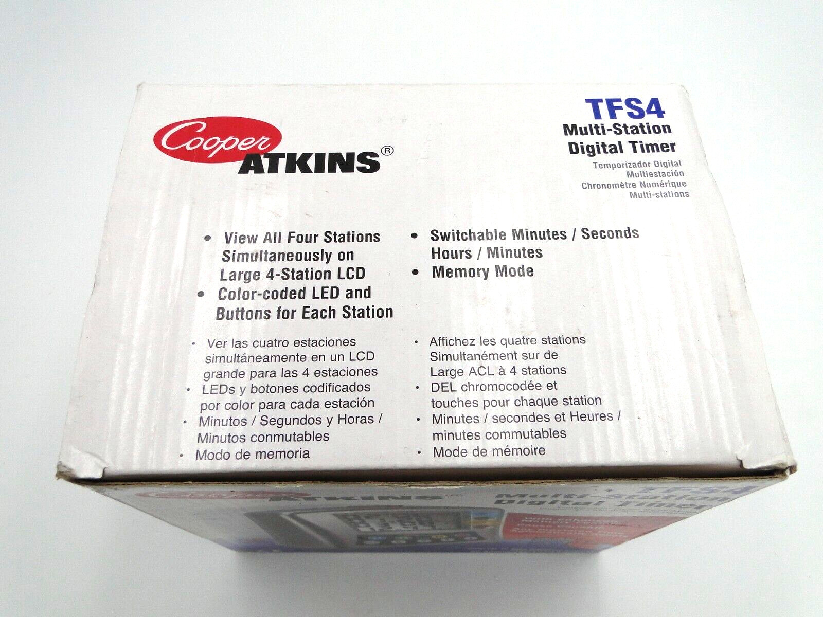 Cooper-Atkins TFS4 Multi-Station Digital timer New in box