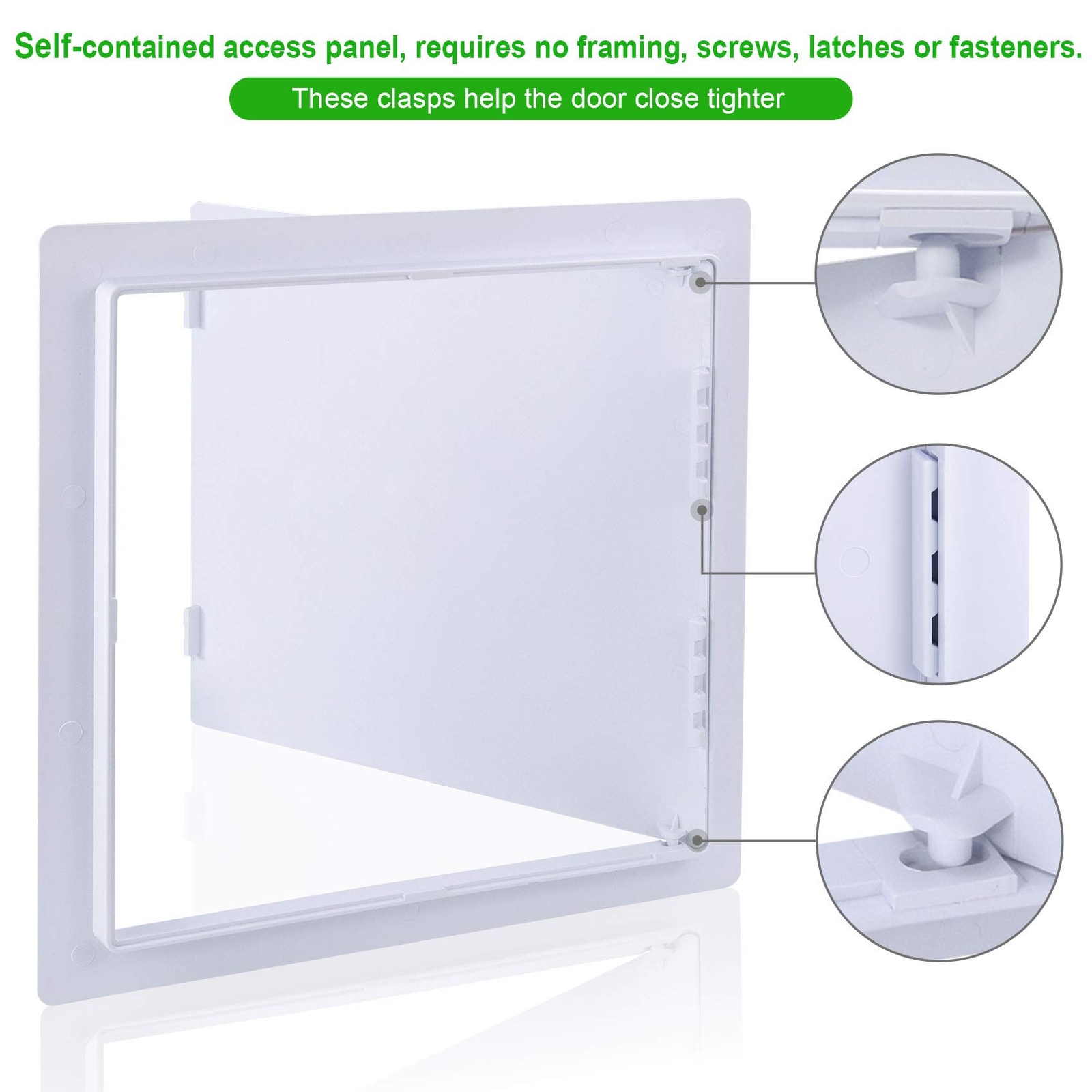 Plumbing Access Panel for Drywall 18 x 18 Inch Plastic Access Door Removable ...