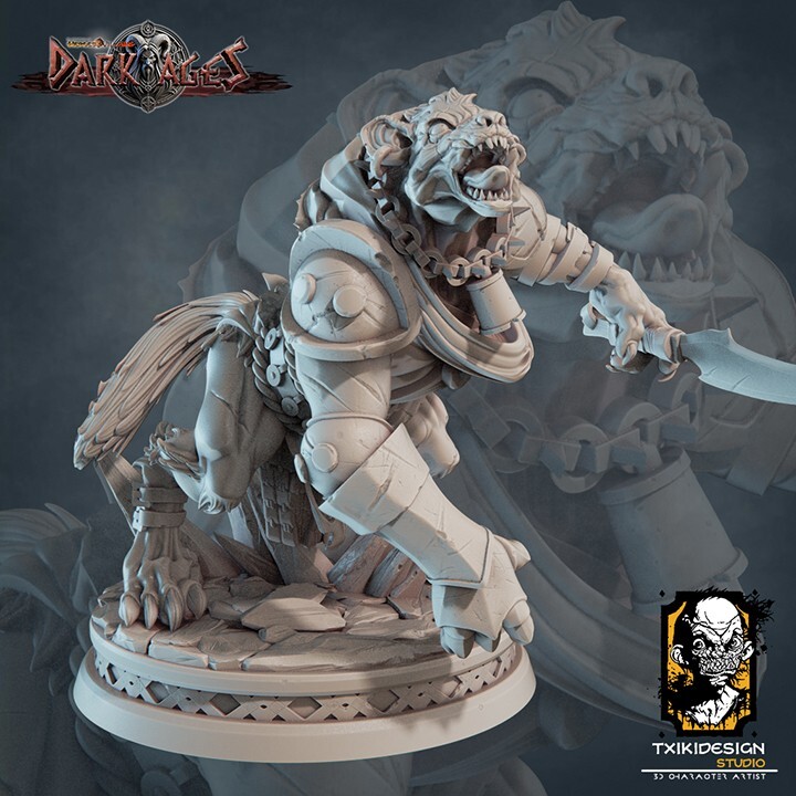 Dungeons and Dragons - Playable Character - Gnoll Thargak - Rogue, Fighter