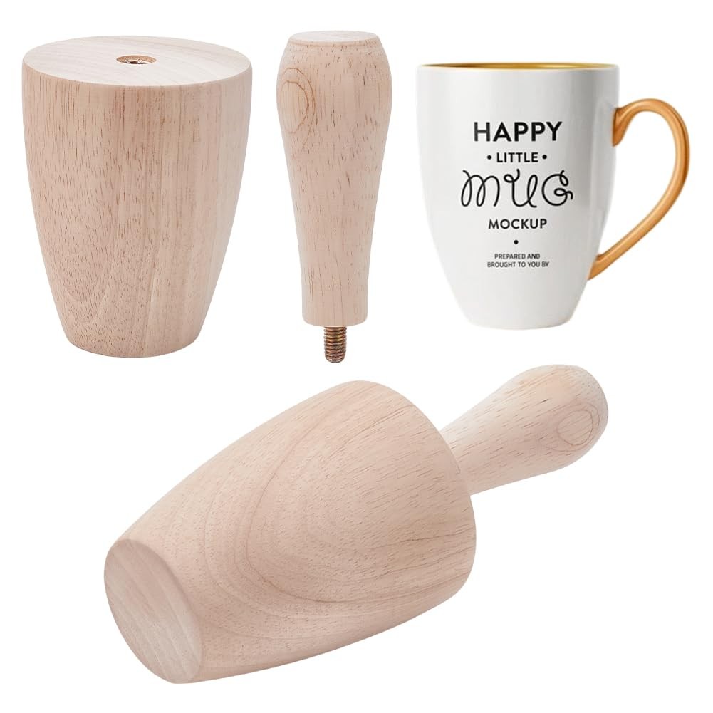 7.8 x 3.2 inch Cup Pottery Mold, Wood Cup Pottery Mold, Pottery Shaping Tool ...
