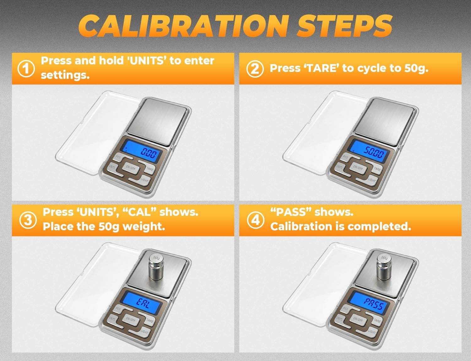 Digital Reloading Scale 1500g x 0.1gn - Precision Powder Scale with Metal Pan &