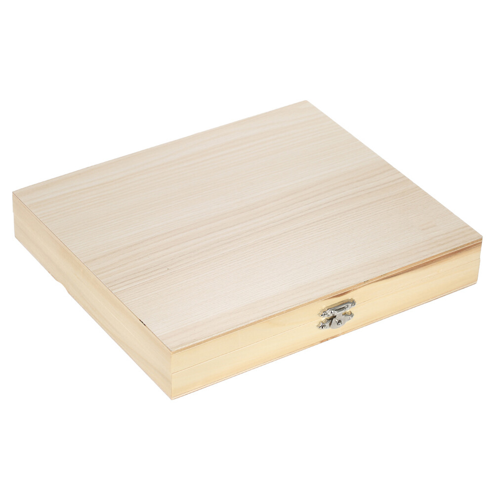 Microscope Slides Storage Holder 100PCS Wooden Box Storage New I4B0