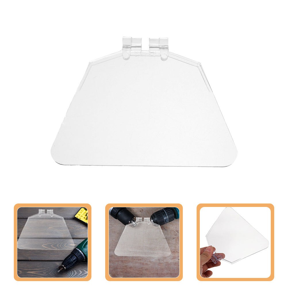 Clear Grinding Cover Bench Protective Screen Angle Safety