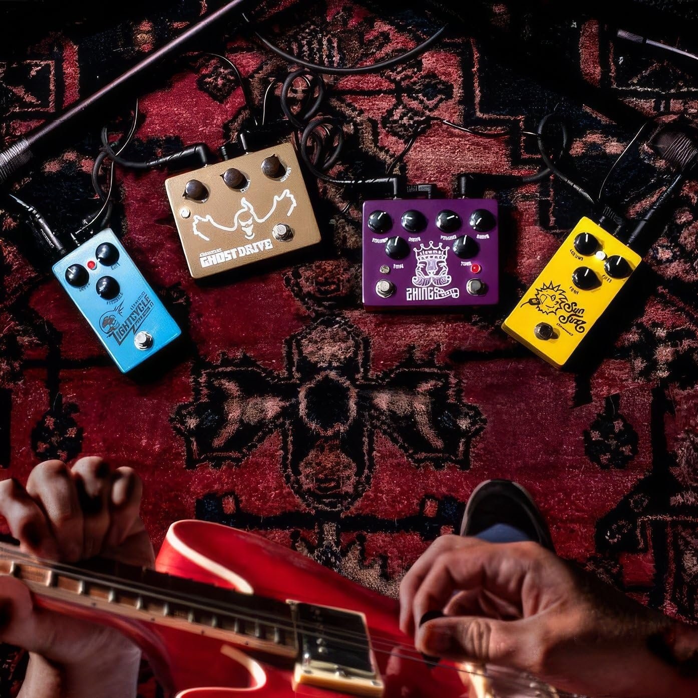 StewMac Ghost Drive Transparent Overdrive Pedal – Authentic Klon–Inspired