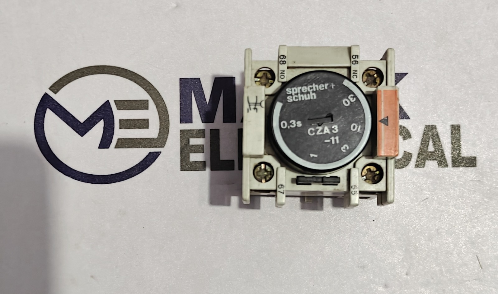 SPRECHER+SCHUH CZA3-11 ADD ON CONTACTOR TIMER TIMING 0.3S-30S FAST SHIPPING