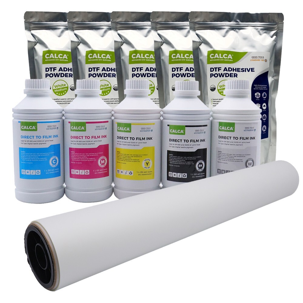 CALCA US 24in DTF Film Rolls Printing Starter Supply Pack( California pick up)
