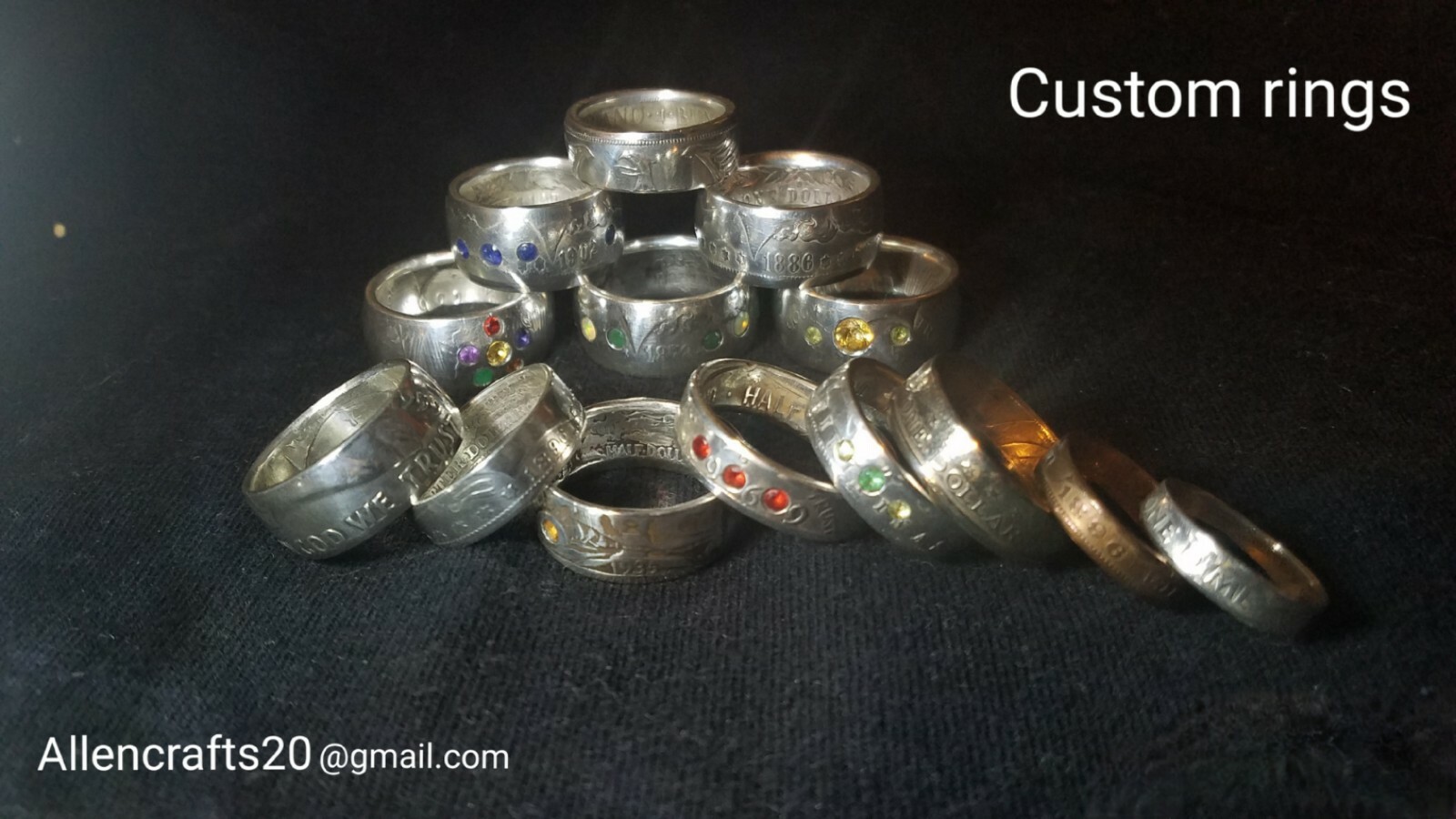 half dollar ring