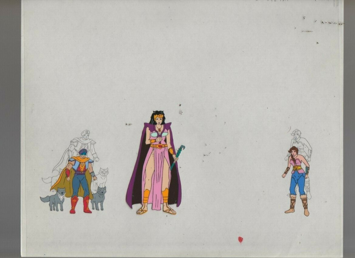 CONAN THE ADVENTURER Animation 10.5x9.5" Cel SC342 A-11 Mesmira Jezmine Greywolf