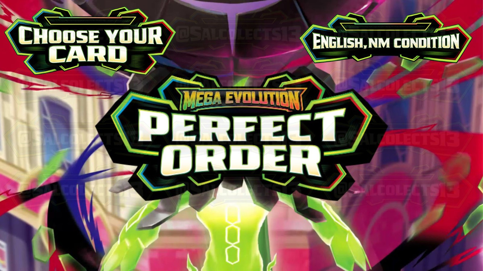 Pokemon ME3 Perfect Order - Choose Your Card - Complete Your Set!