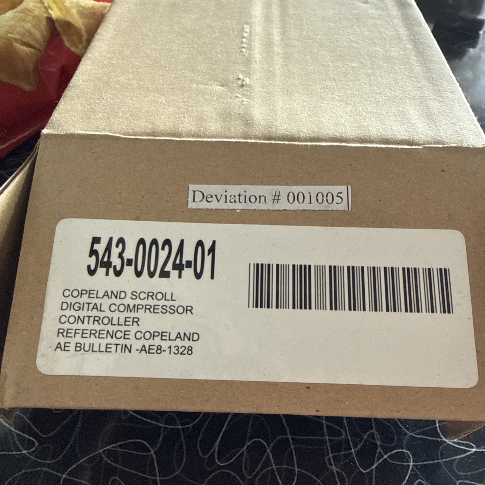 Emerson Climate Tech Copeland Scroll Digital Compressor Controller 543-0024-01