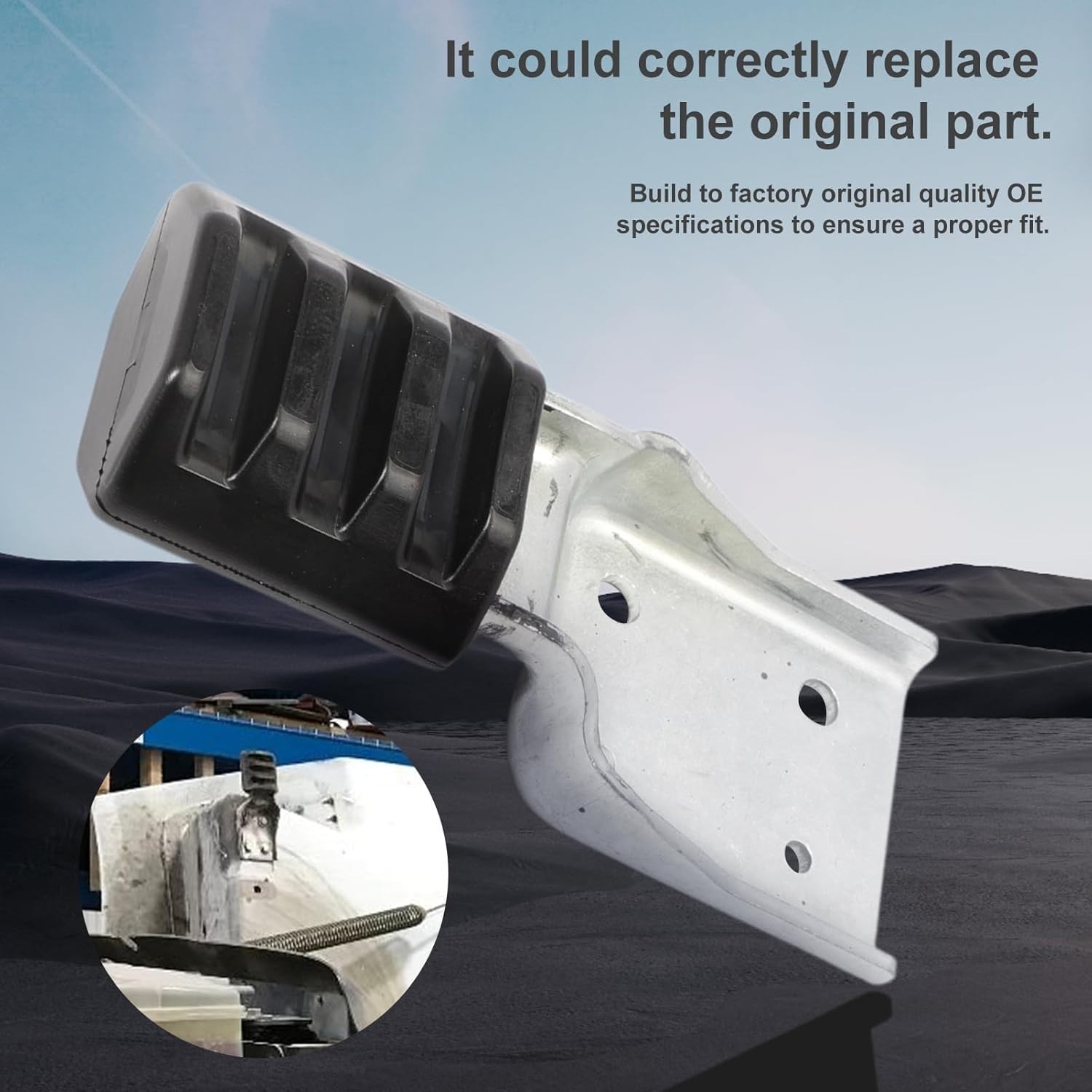 2 Pack Upper Hood Guide Bracket Replace L11-6133 L116133 Driver Left and Righ...
