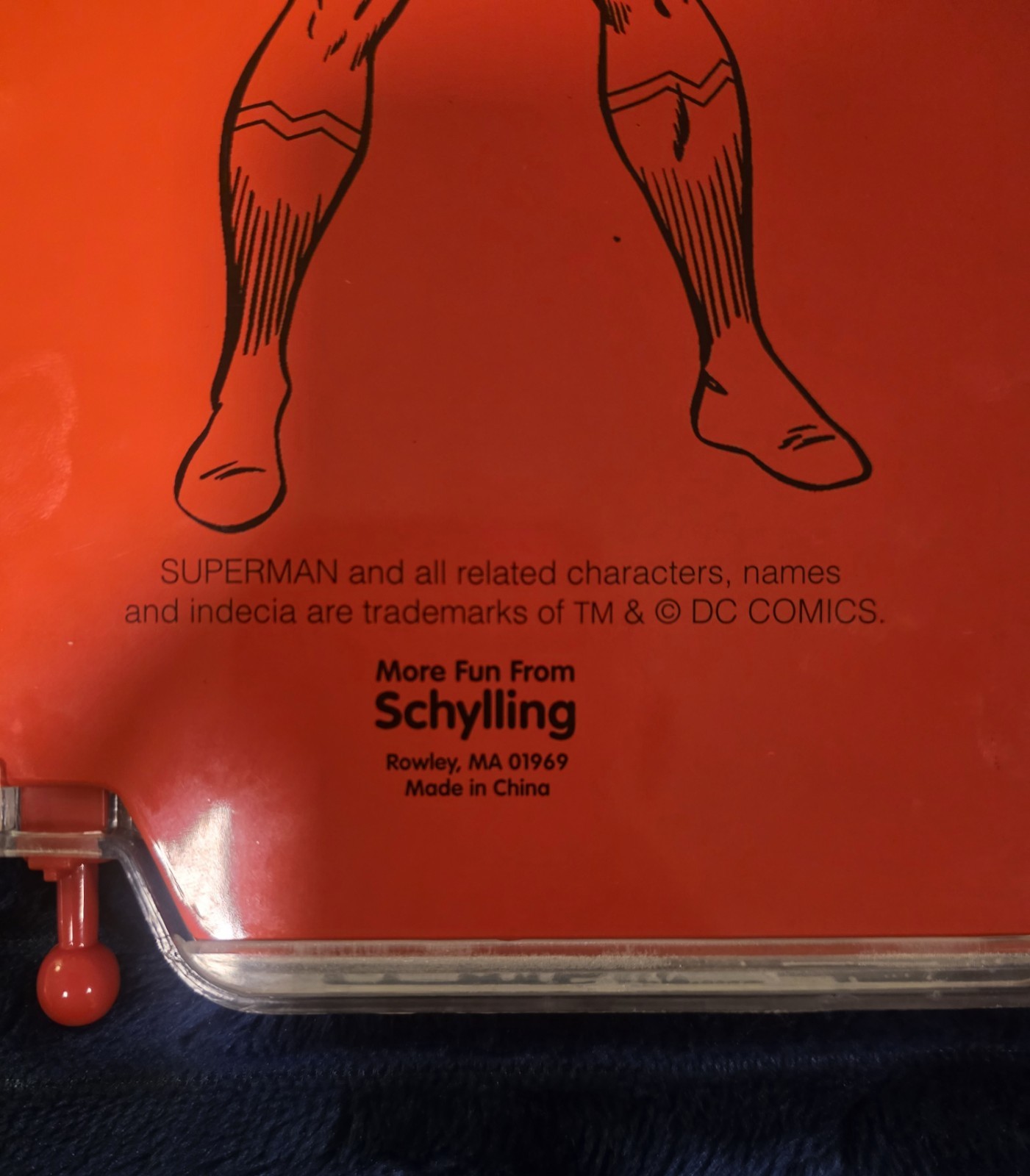 Schylling Superman Classic Mini Tabletop Pinball Machine Game