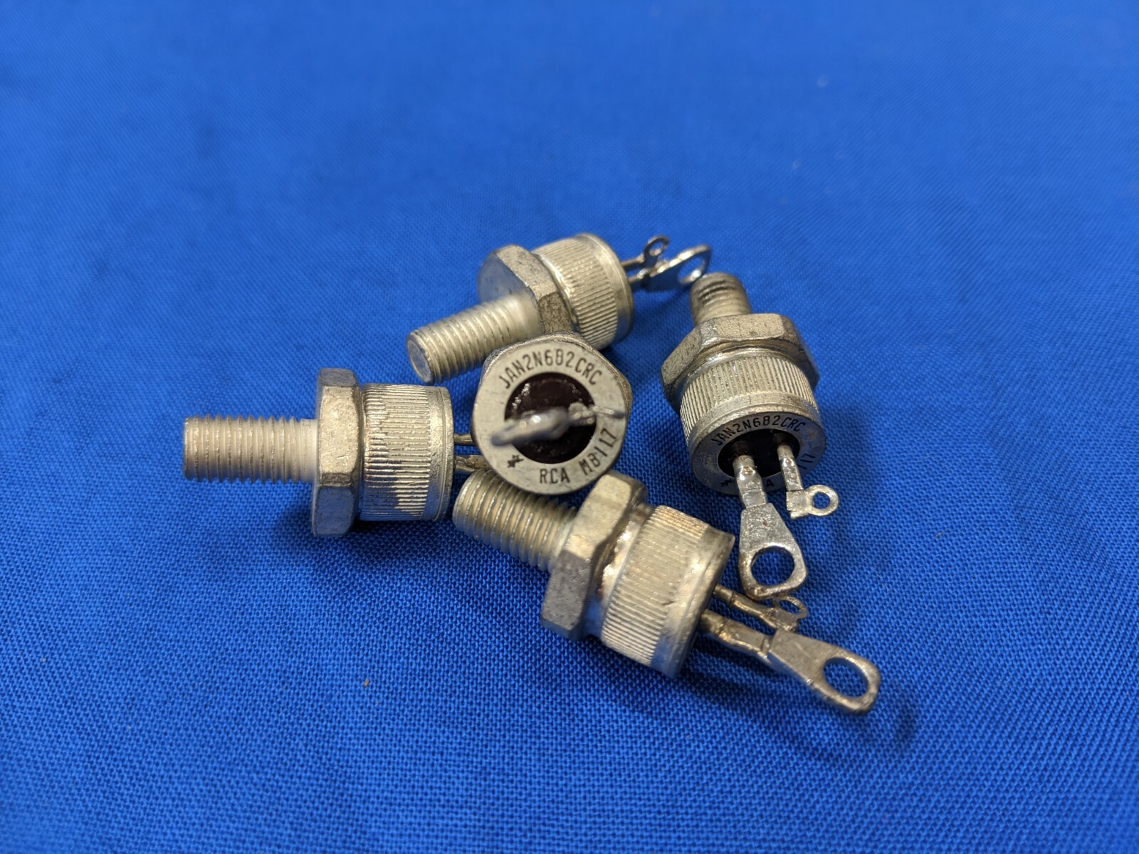 Qty (15) RCA 2N682 50V @ 25A RMS, SCR Thyristor JDEC TO-48 Pkg, XRef: NTE5521