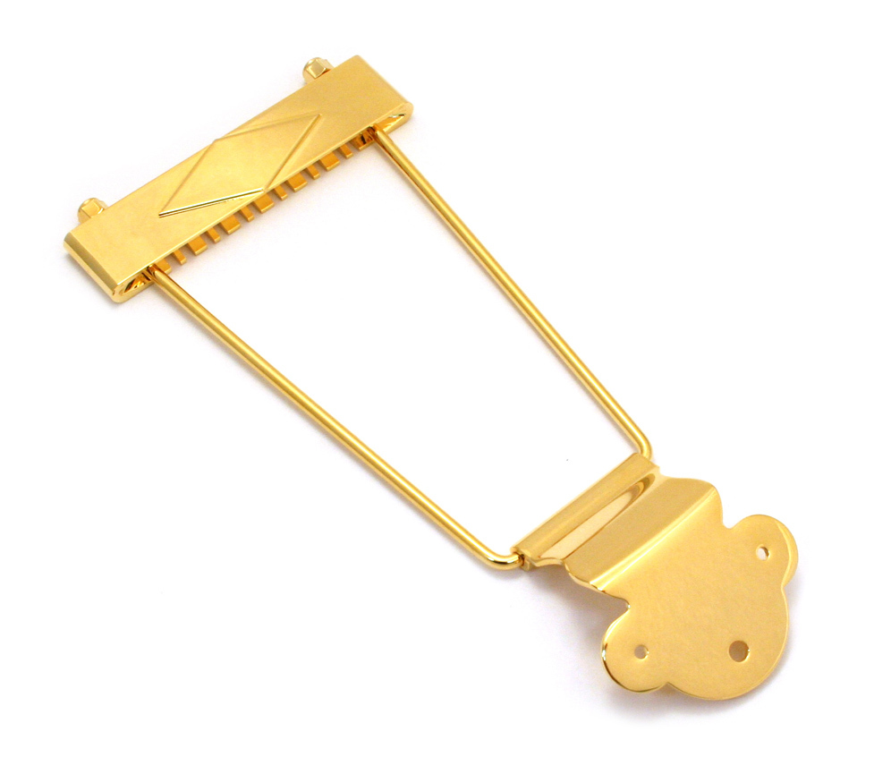 Gold 12-string Trapeze Tailpiece for Hollowbody/Archtop/Jazz Guitar TP-0630-002