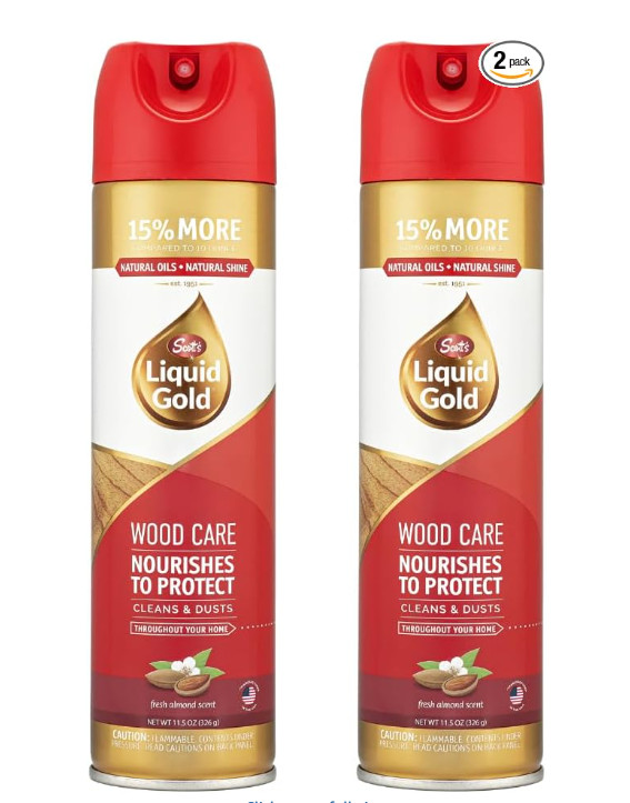 Scott's Liquid Gold Wood Cleaner and Polish, 11.5 oz, Two Pack