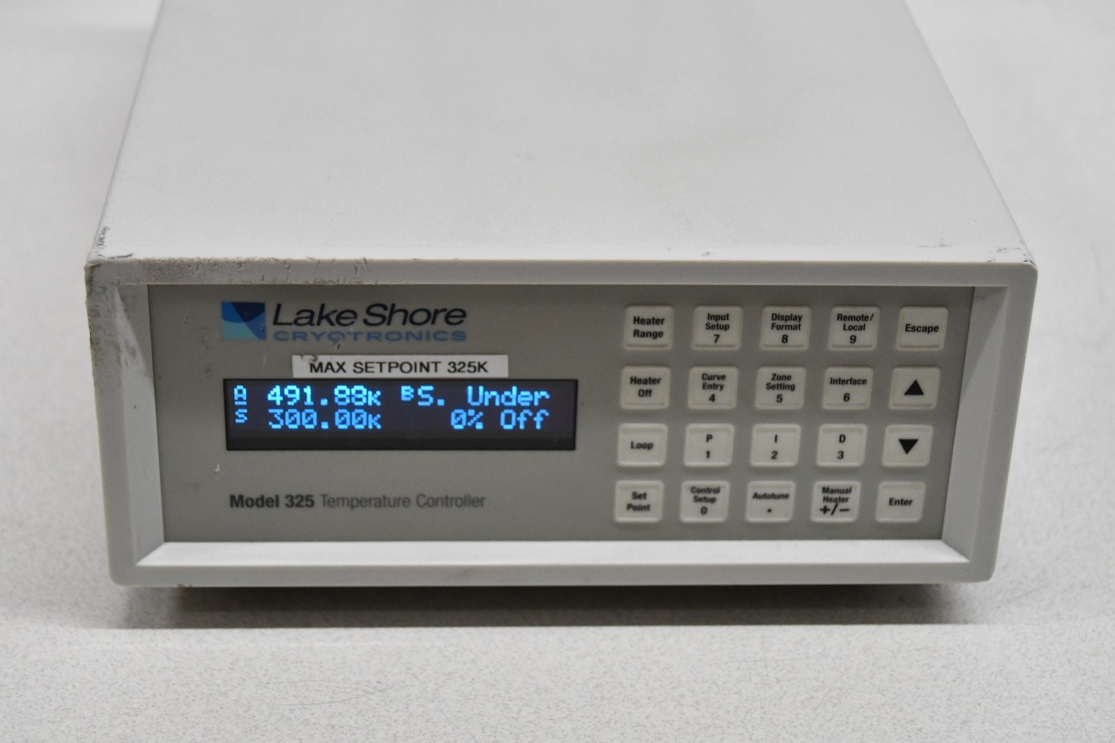 ^ Lake Shore 325 Temperature Controller - Cryogen #X8051