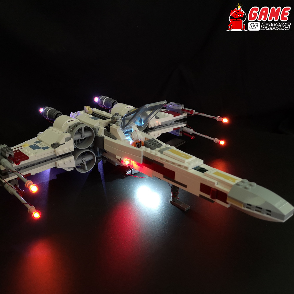LED Light Kit for X-Wing Starfighter - Compatible with LEGO® 75218 Set