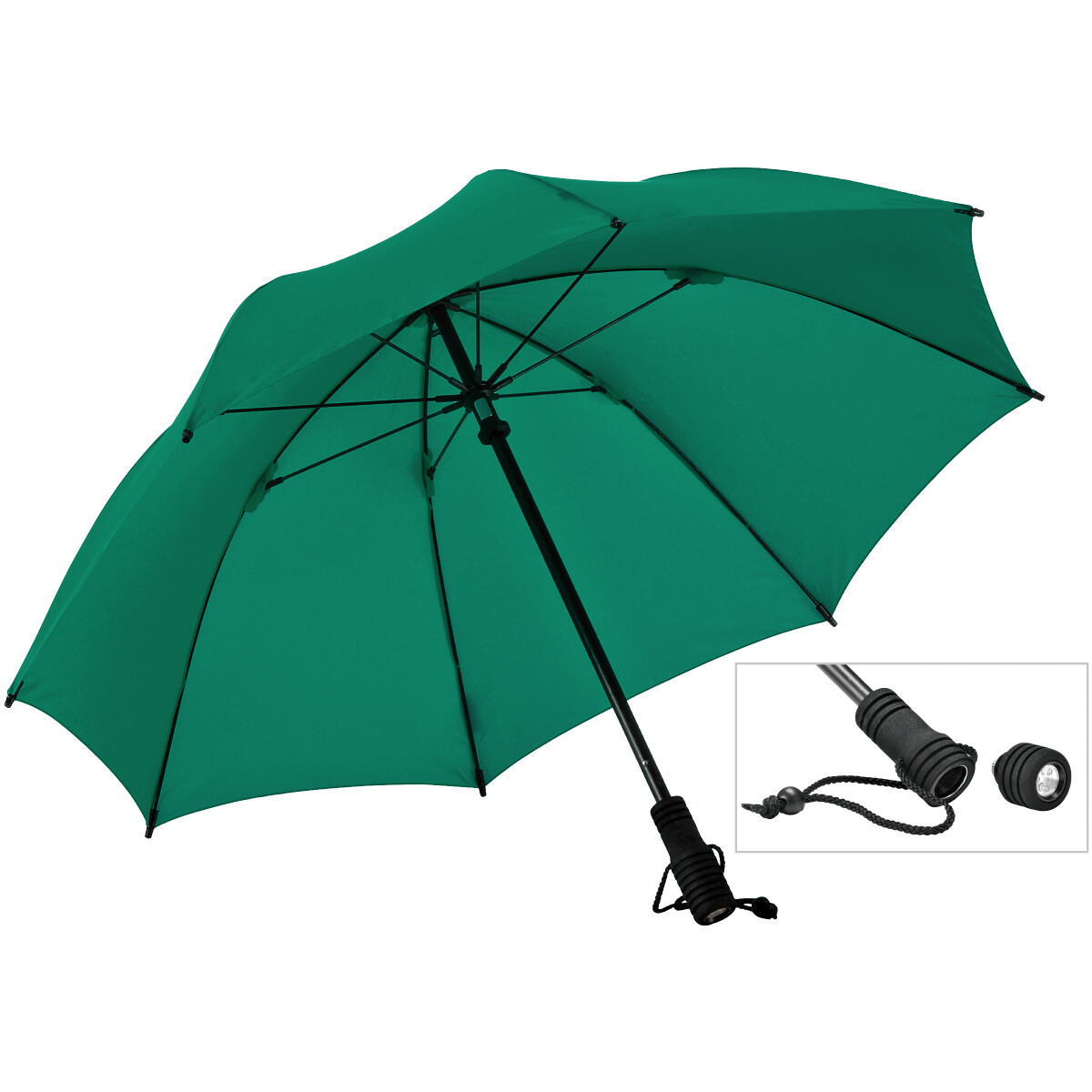 EuroSCHIRM Swing Flashlight Umbrella (Dark Green) Trekking Hiking Lightweight