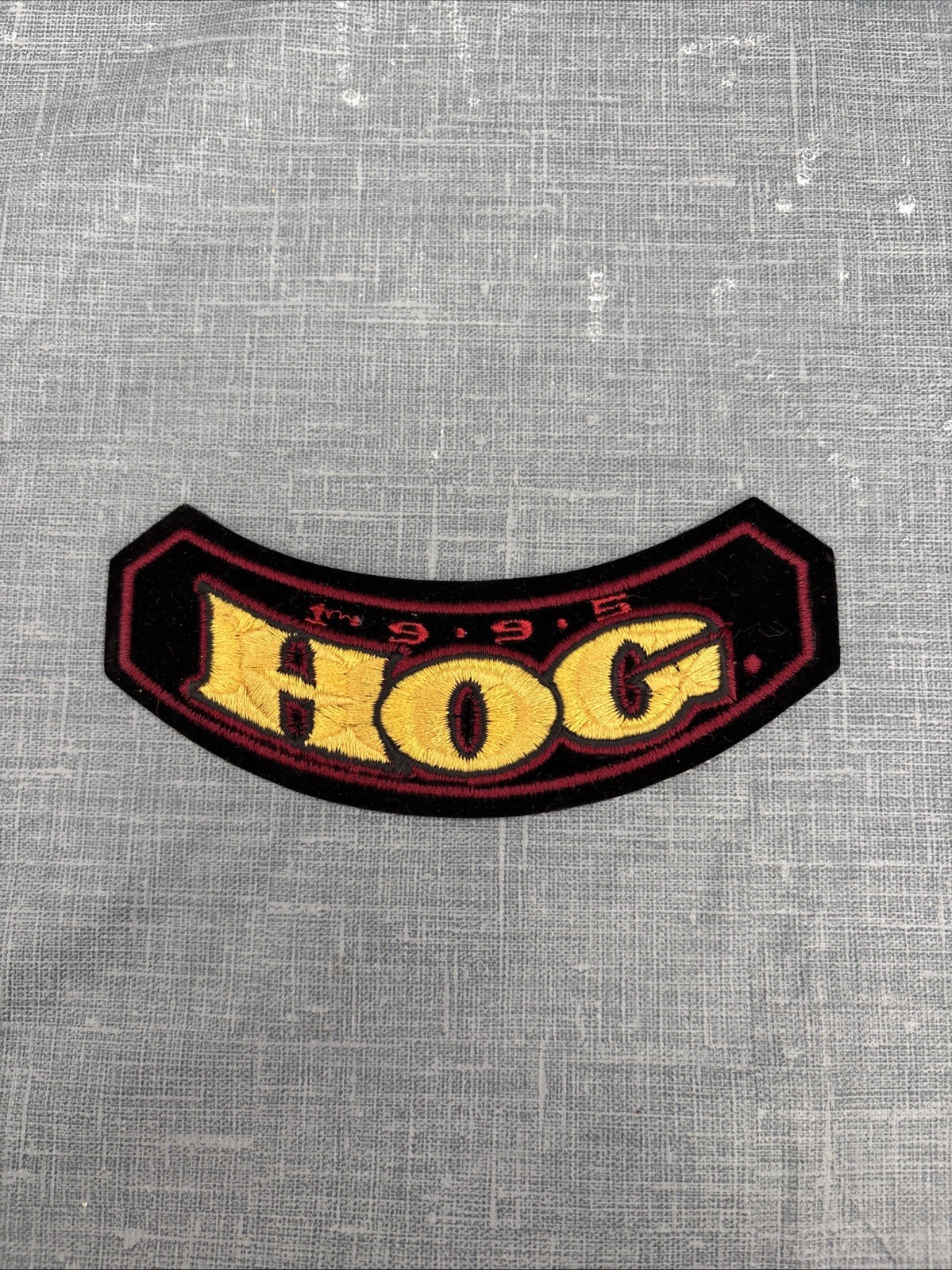 Vintage 1995 Harley Davidson HOG Patch For Jacket Vest