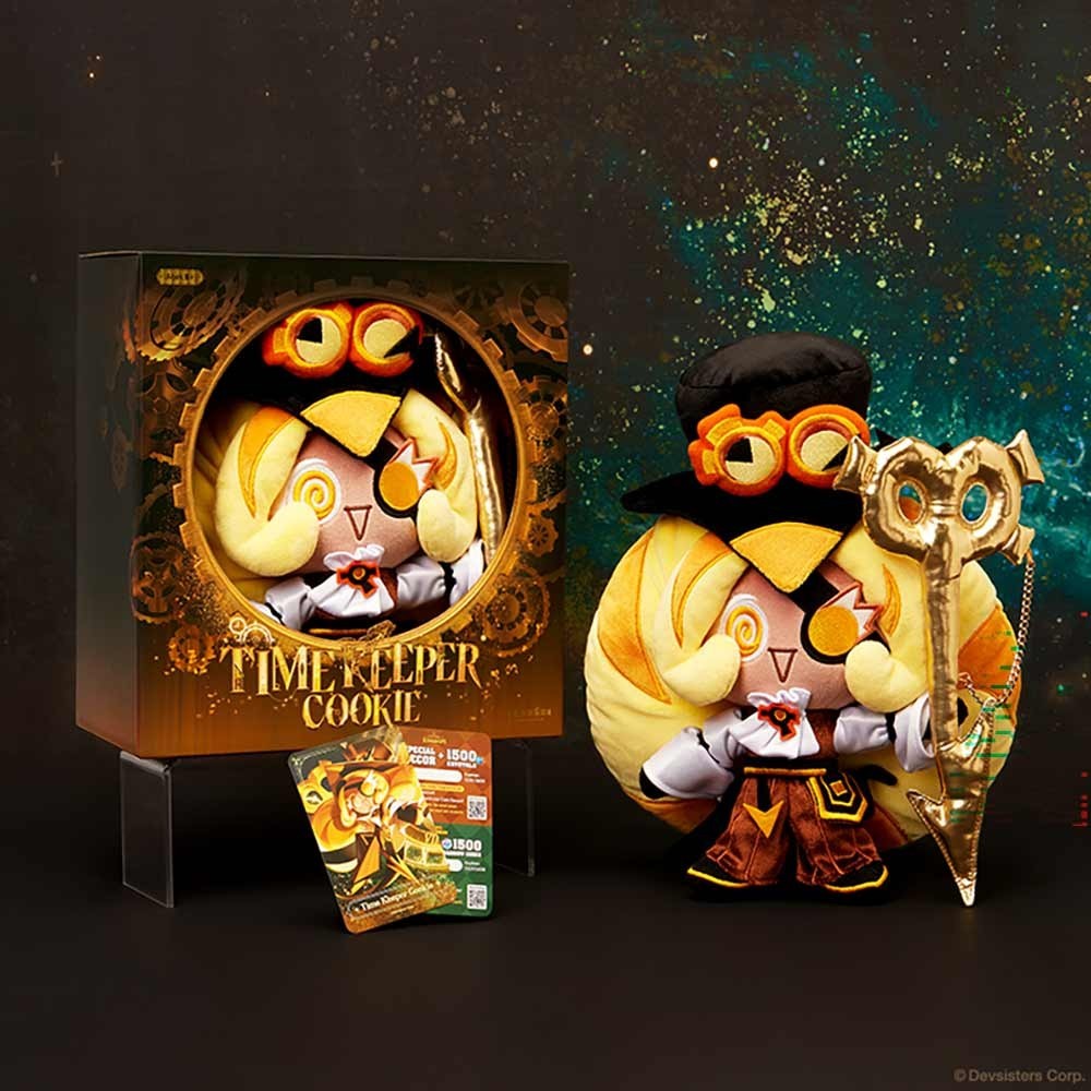 Cookie Run Kingdom Timekeeper Plushie Plush Doll Stuffed Toy CookieRun PRESALE