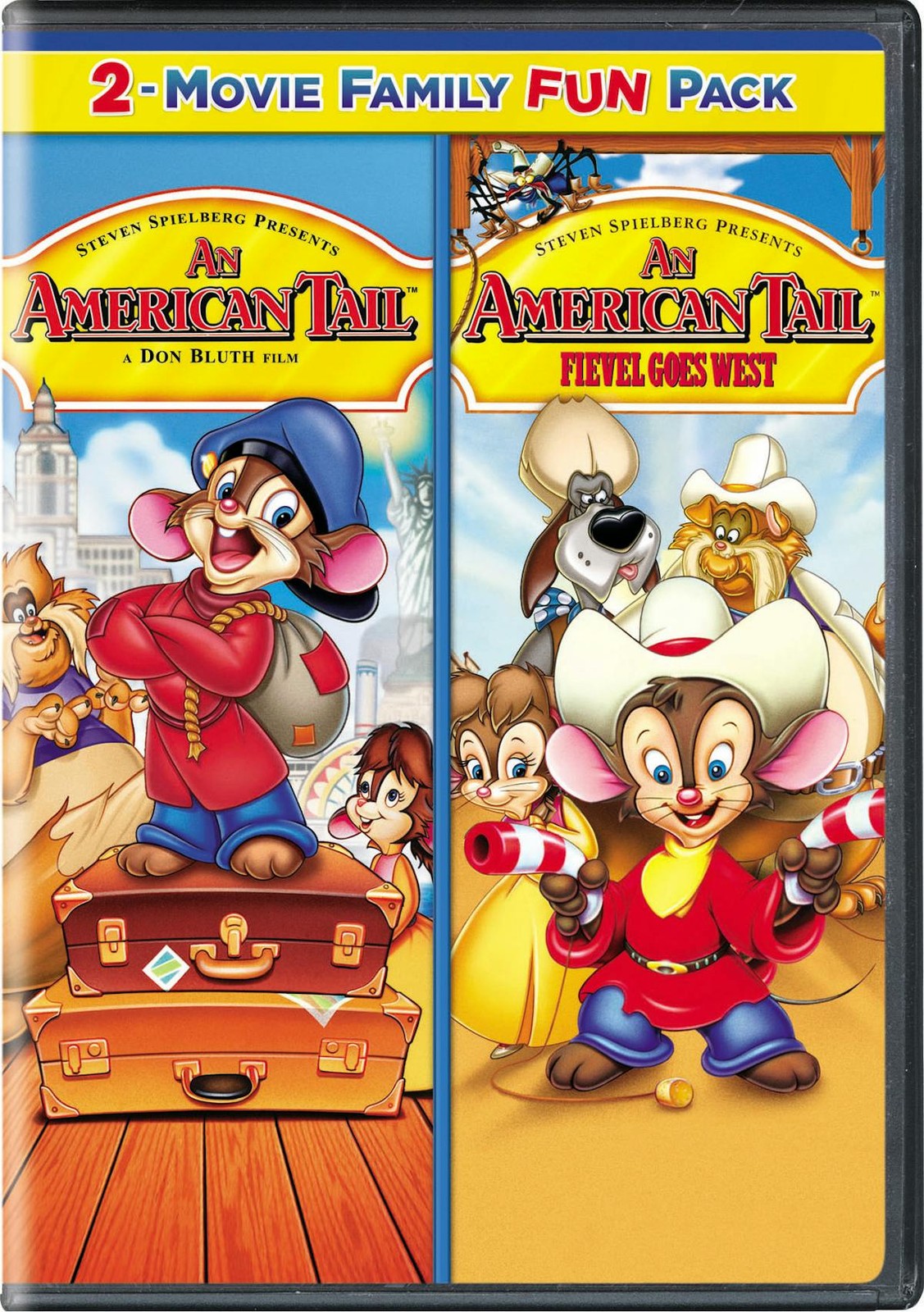 An American Tail / An American Tail - Fievel Goes West DVD Dom DeLuise NEW