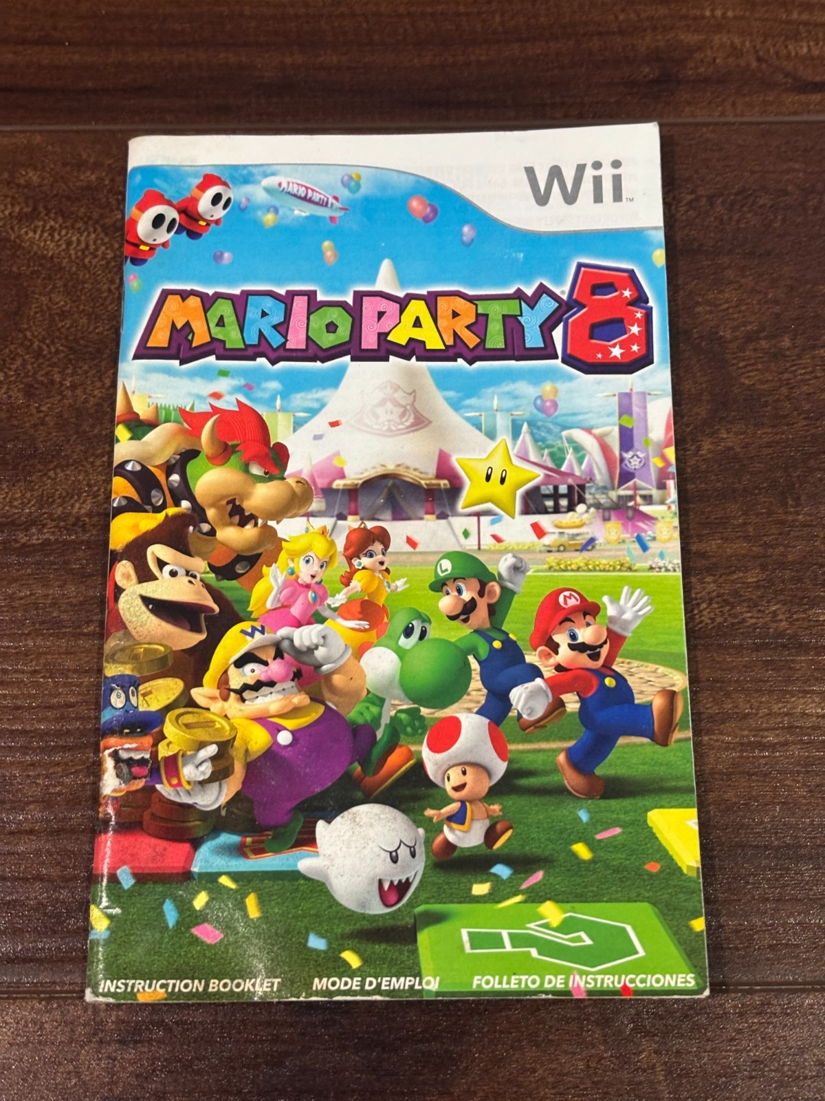 Mario Party 8 Nintendo Wii Instruction Manual Only