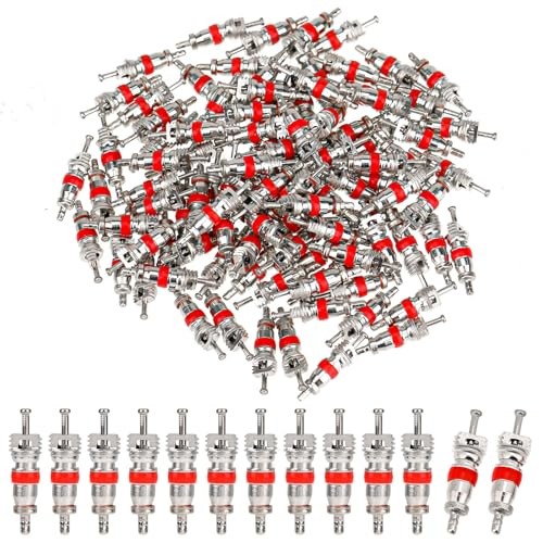 100pcs Valve Stem Core Replacement Kit, Premium Tyre Tire Valve Cores, Tire