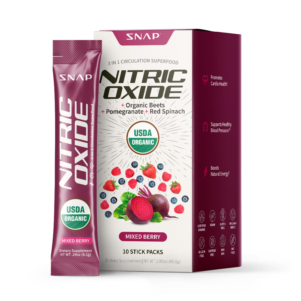 Organic Beet Root Powder Nitric Oxide Natural Snap Beet Box 10 Pack Single Serve