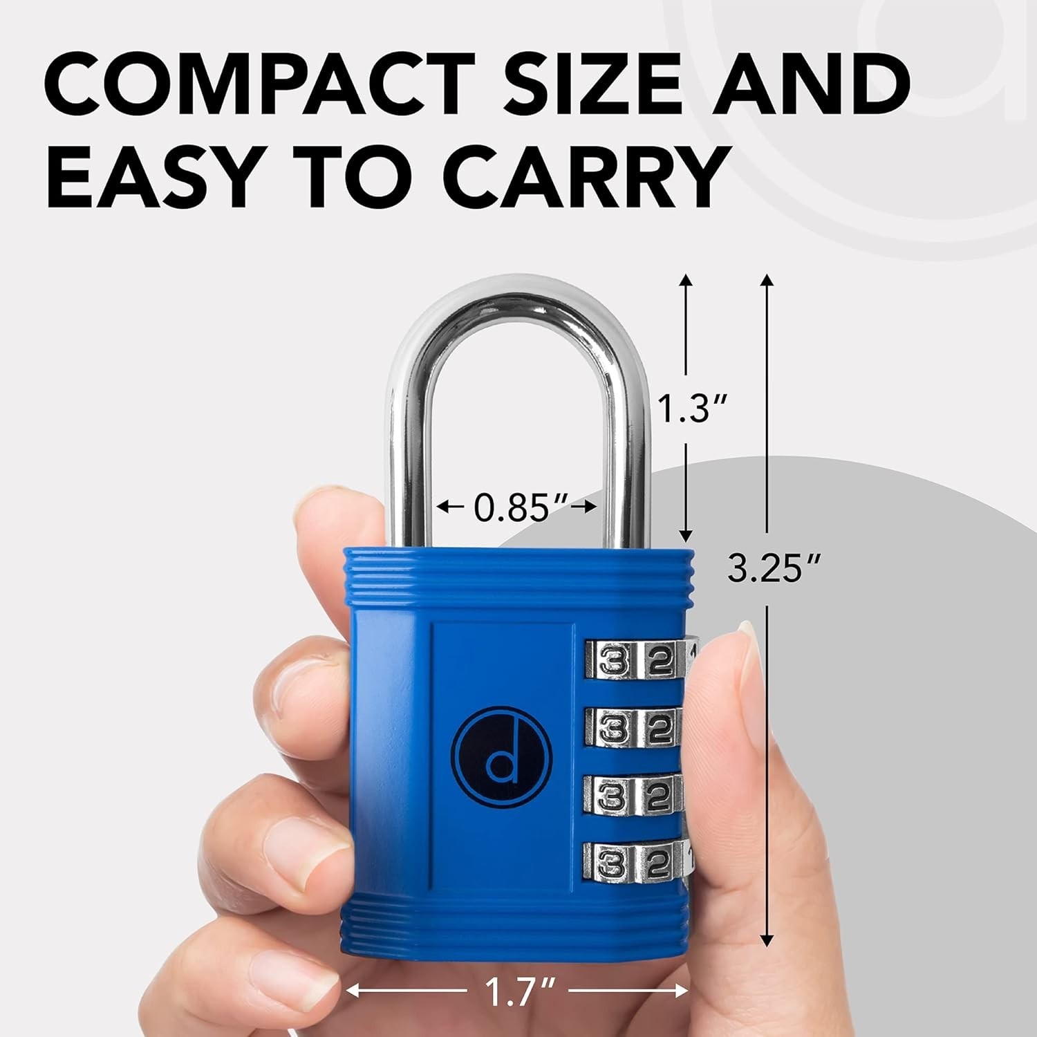 Compact Weatherproof Combination Padlock - Custom Code for Ultimate Security