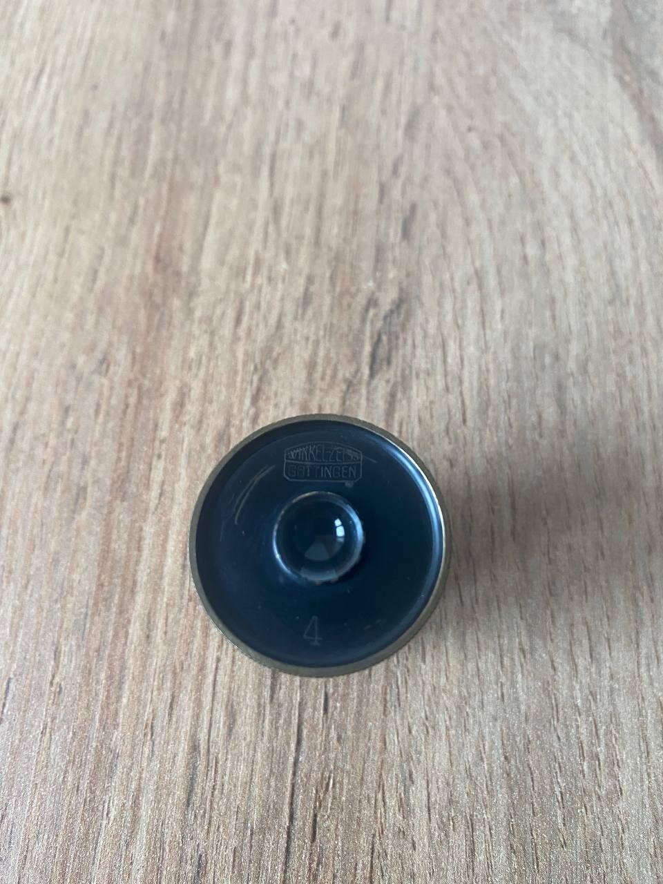 Vintage Winkel lens - Zeiss Gottingen 4x for microscope #1388