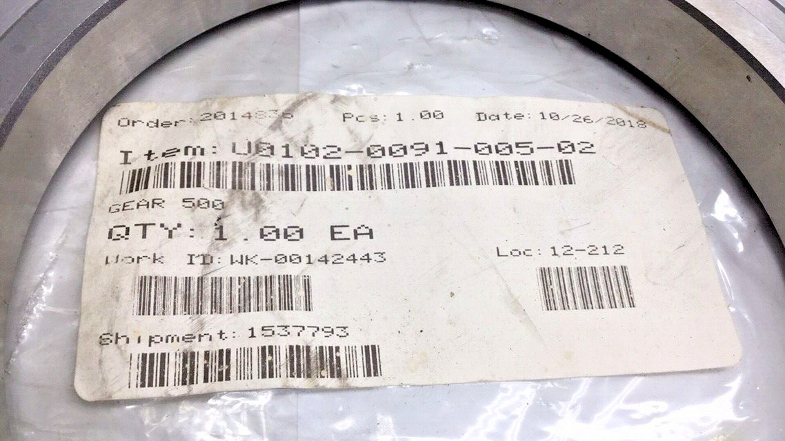 Okuma Type U0102-0091-005-02 Ring Disc Plate U0102009100502
