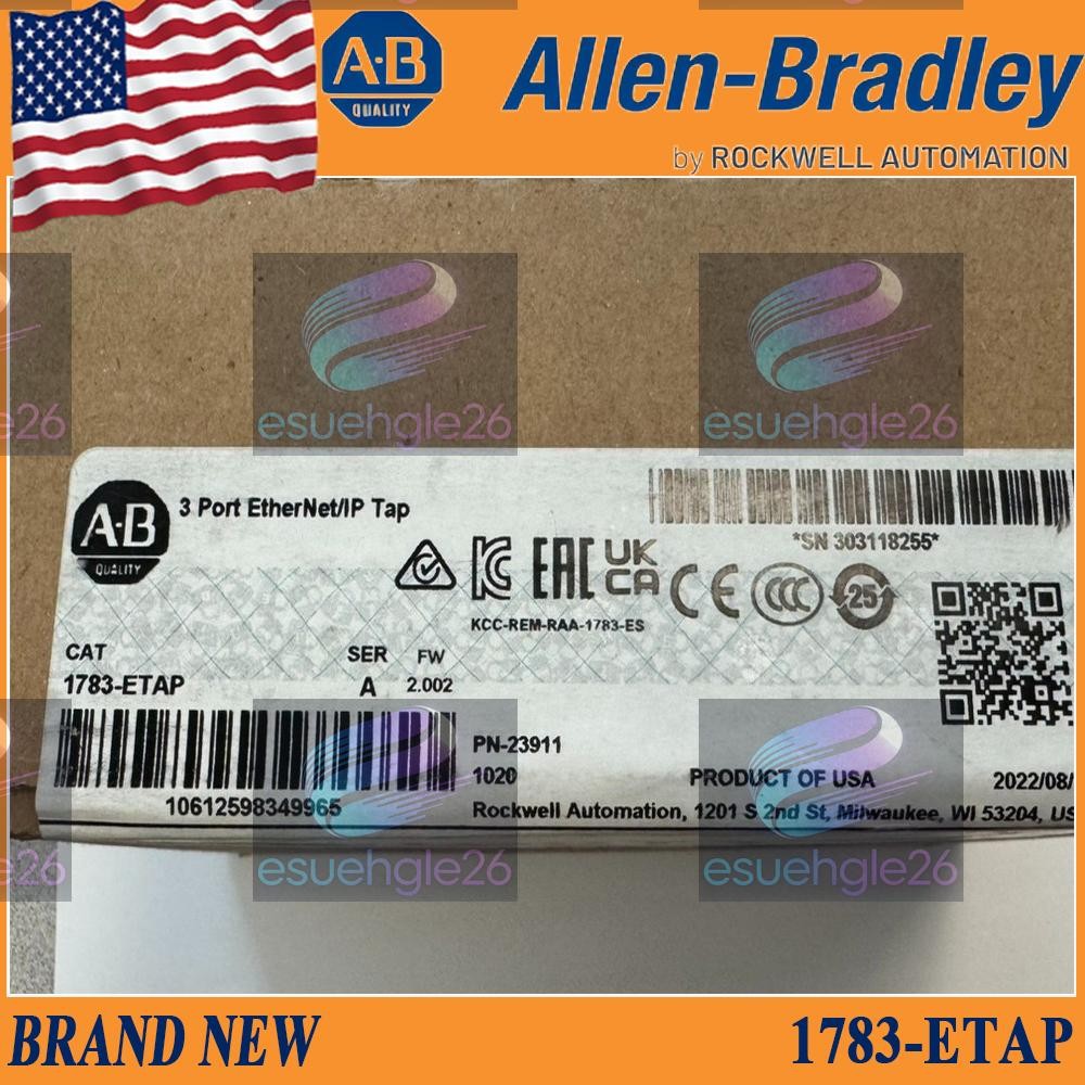 New Sealed AB 1783-ETAP /A FW 2.002 3 Port Ethernet Tap