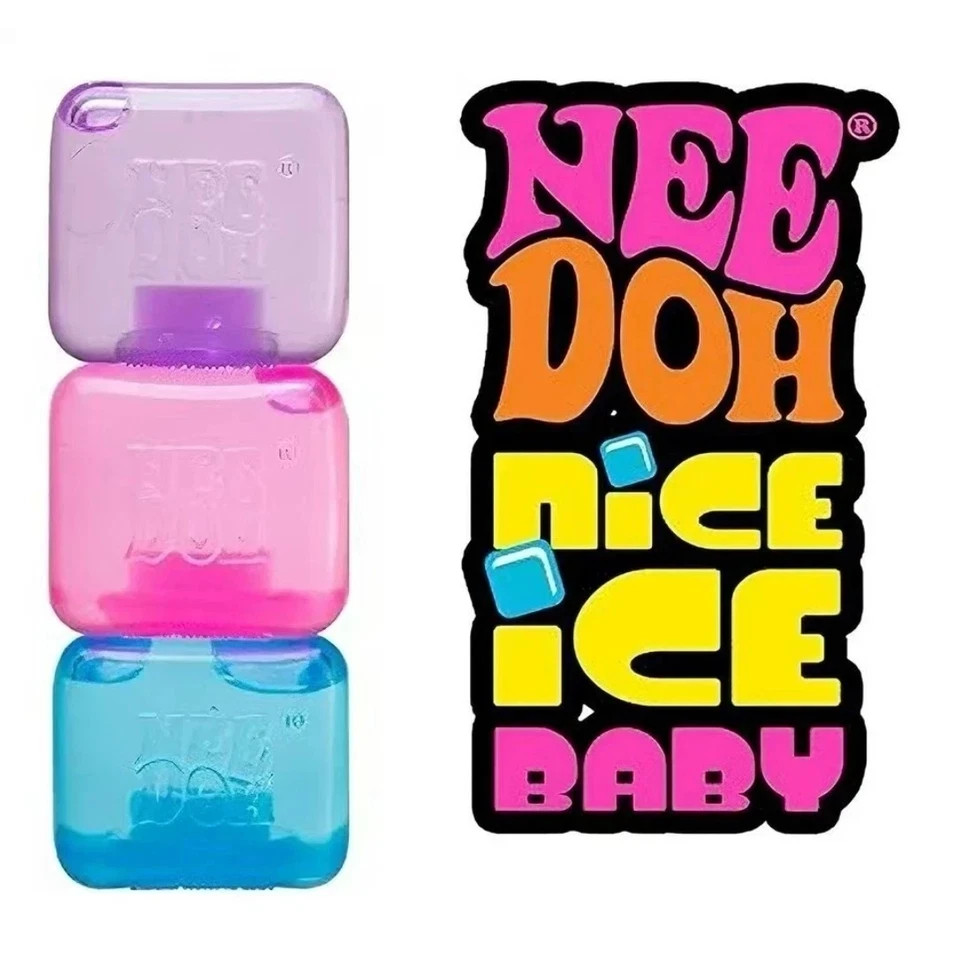 Schylling NeeDoh Nice Cube Sensory Fidget Cube Stress Relief Squishy Toy