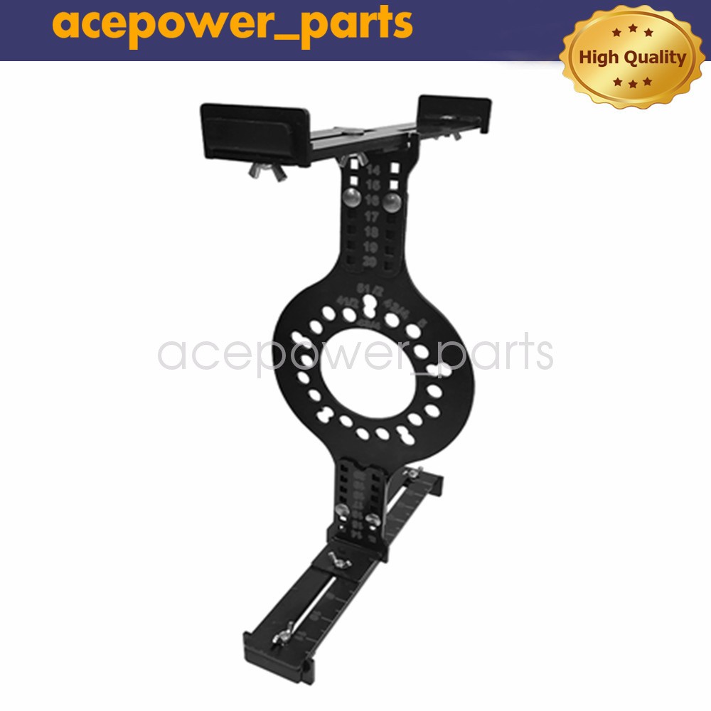 5-Lug Pattern 14"-20"Wheel Fitment Simulator Tool Tire Size For Measuring Mockup