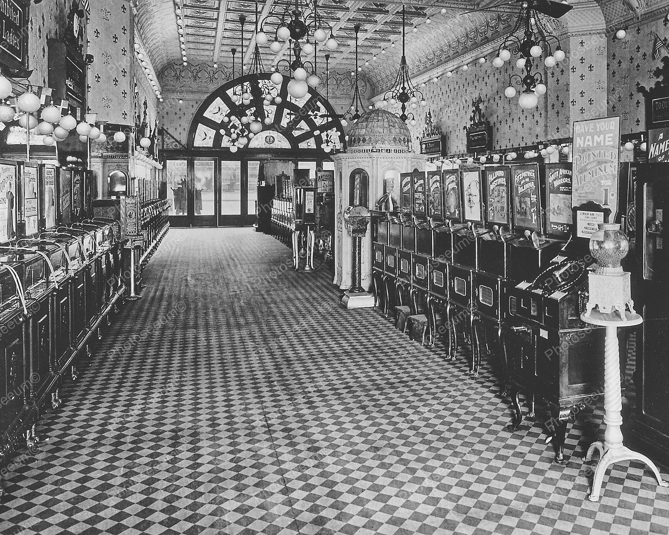 Photo Of Arcade In New York 1890s Vintage 8x10 Photography Reprint 3