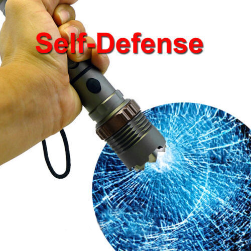 Brightest 9500000LM Police Tactical Flashlight Rechargeable High Power Led Torch