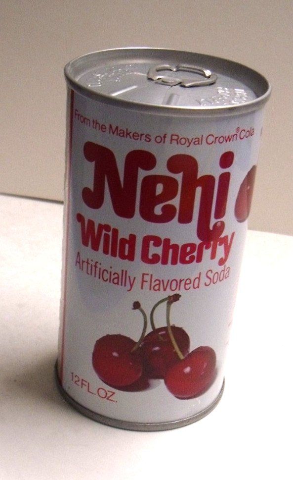 1970s Nehi Wild Cherry 12 Oz. Steel Pop Can - Cleveland, Oh.