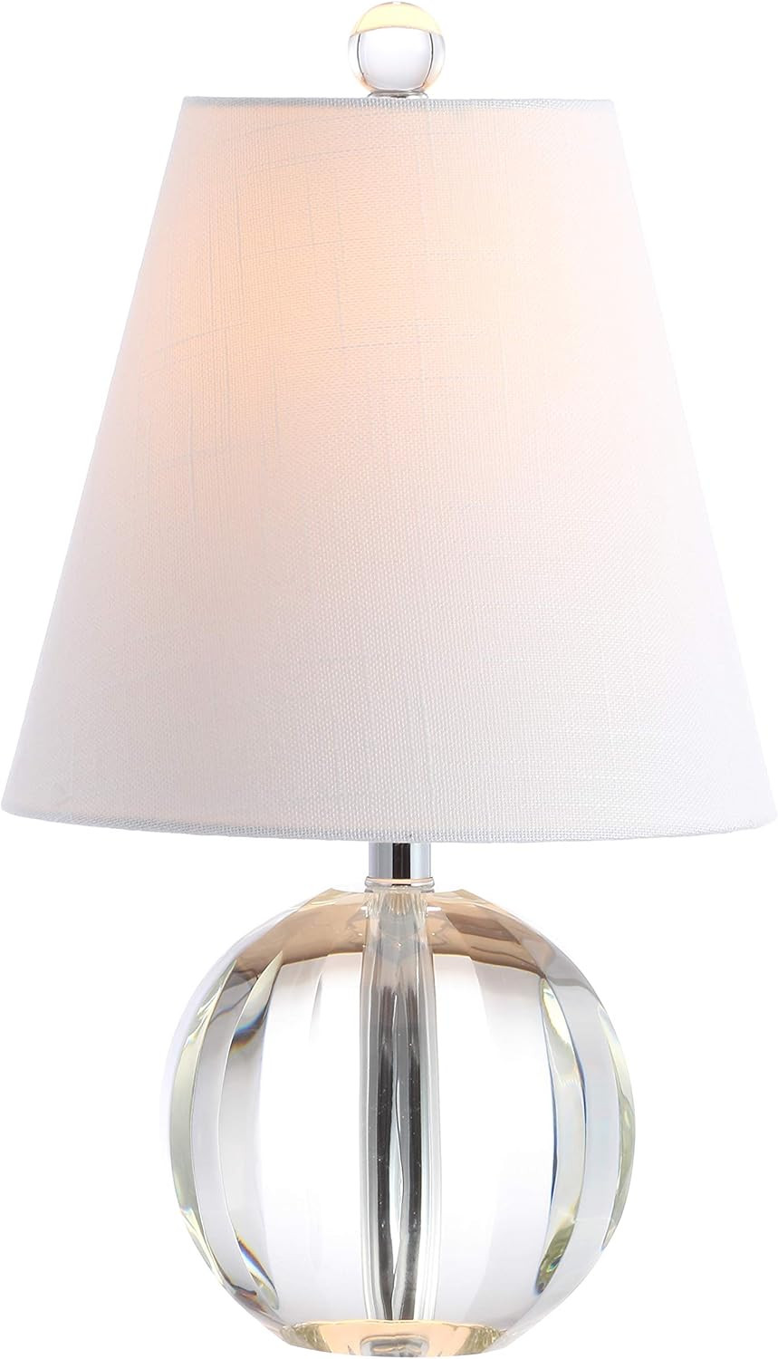 JYL2079A 16" Glam Crystal Ball Table Lamp, Modern Bedside Nightstand Lamp for Be