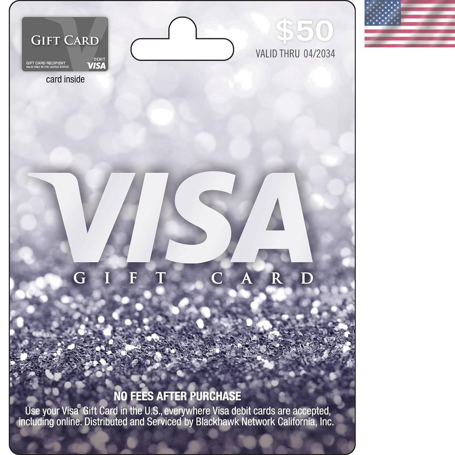 Physical Gift Card $50 plus $4.95 Purchase Fee