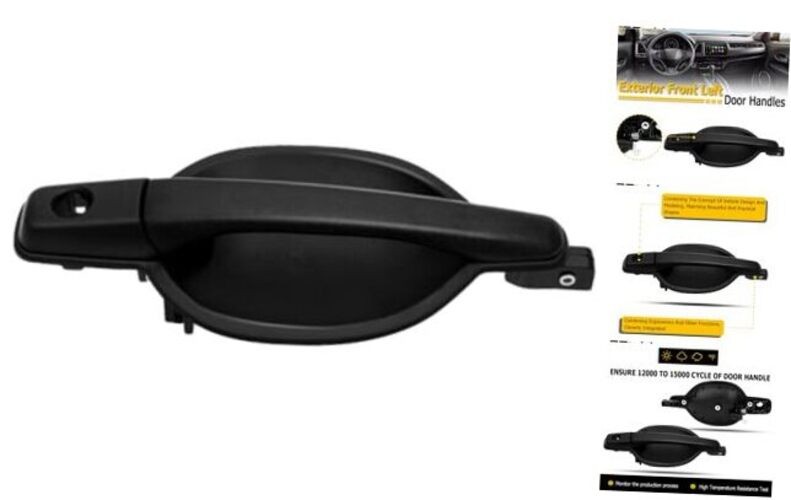 Door Handle Exterior Front Driver Left Side Replacement Fit 2004-2008 for