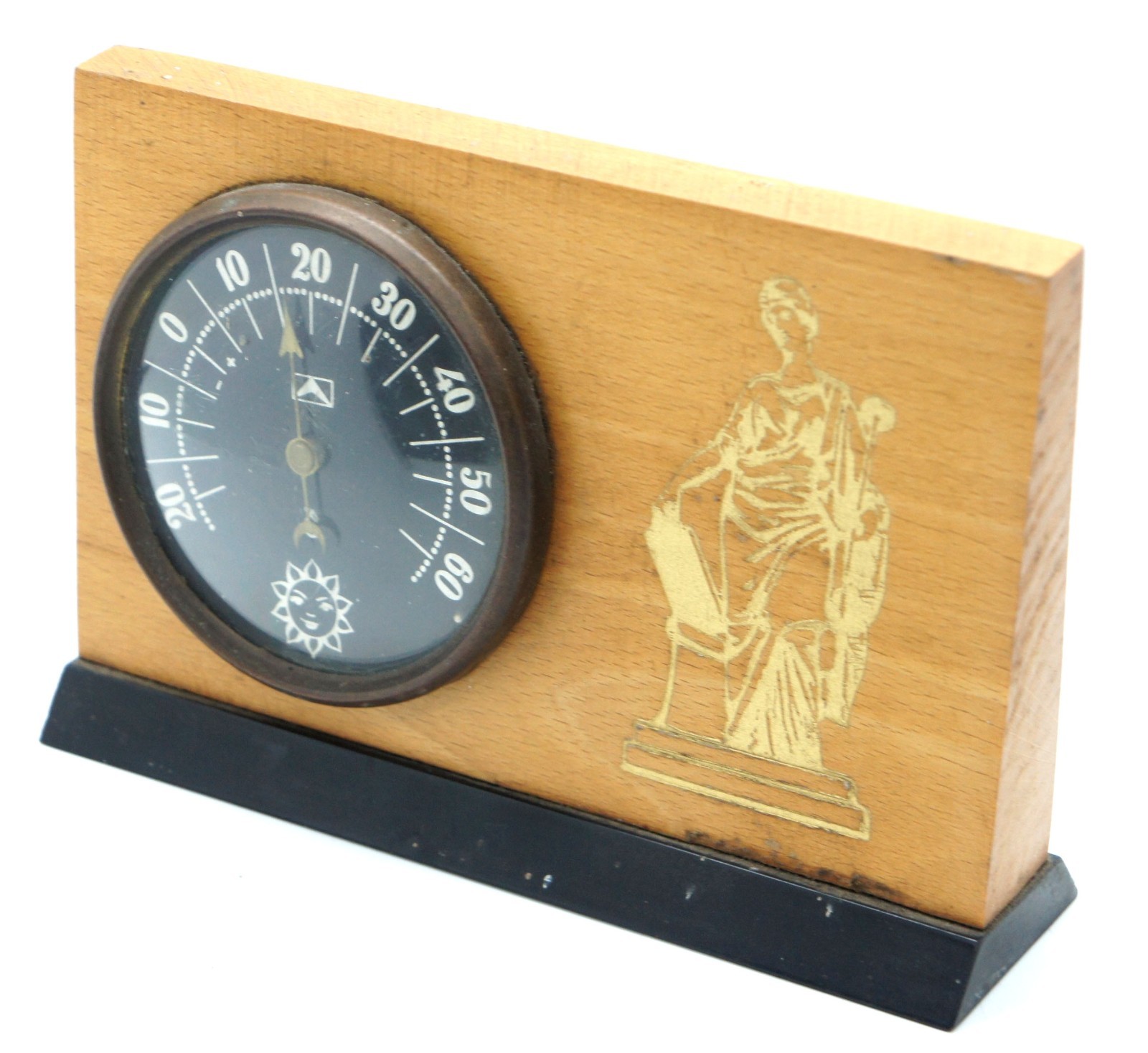 Vintage Soviet USSR Desktop Table thermometer Temperature Meter Gradusnik