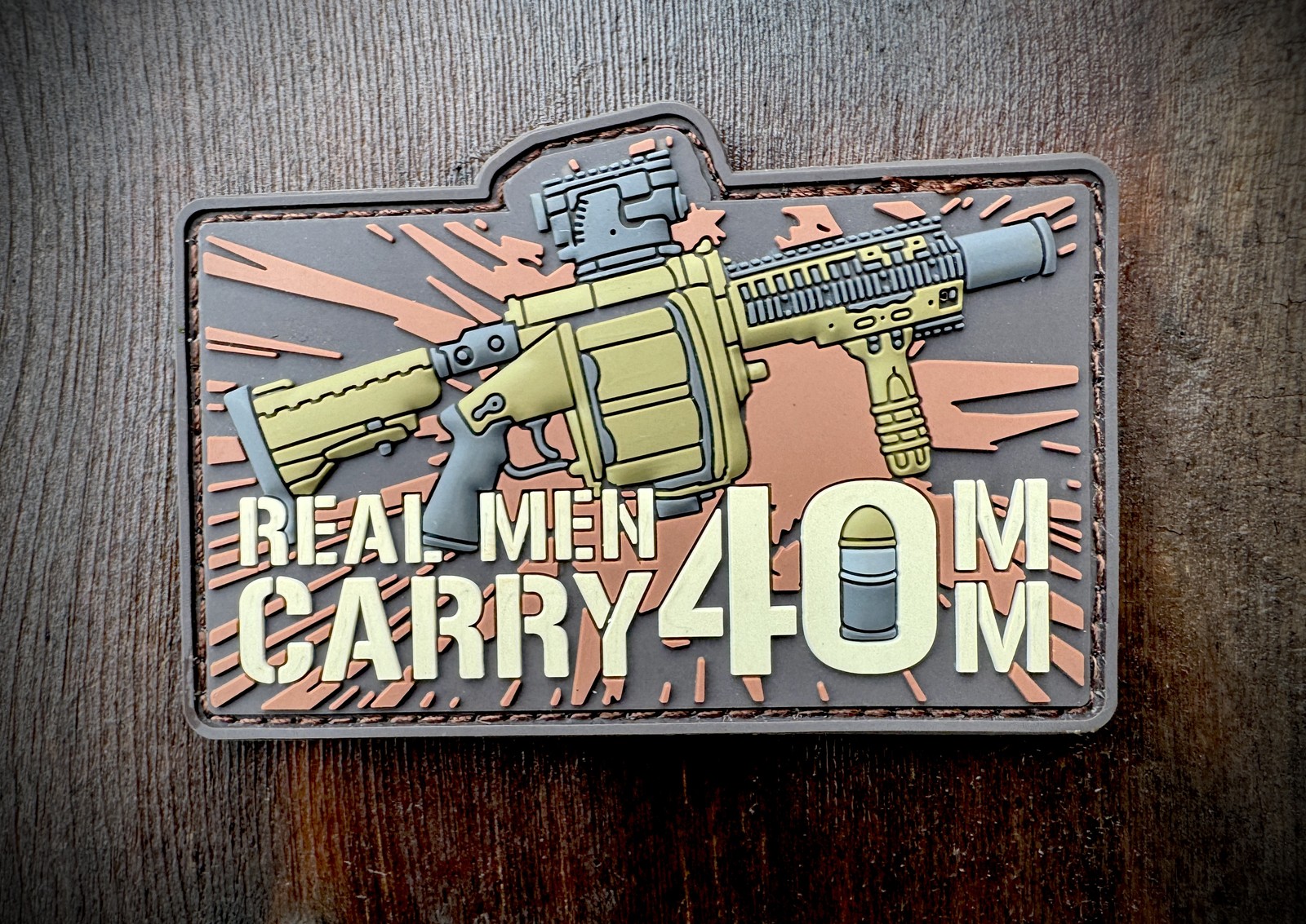 Patriot Patch Co. - Real Men Carry 40mm - Patch