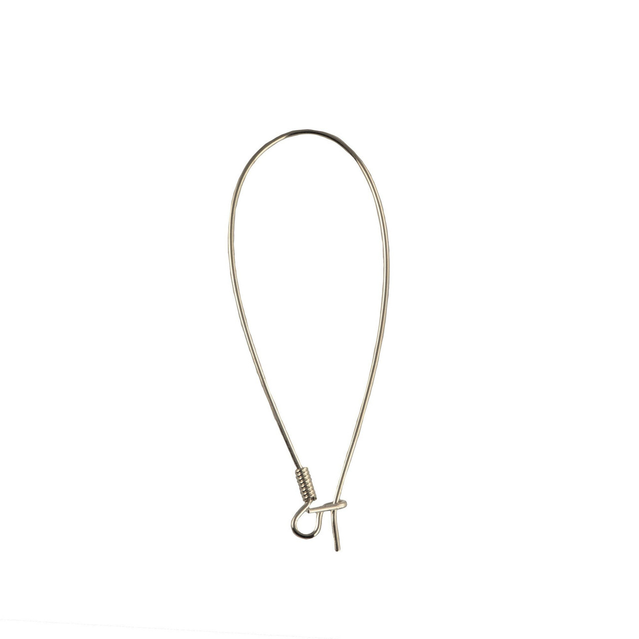 Surgical Steel Elongated Kidney Ear Wires (12)