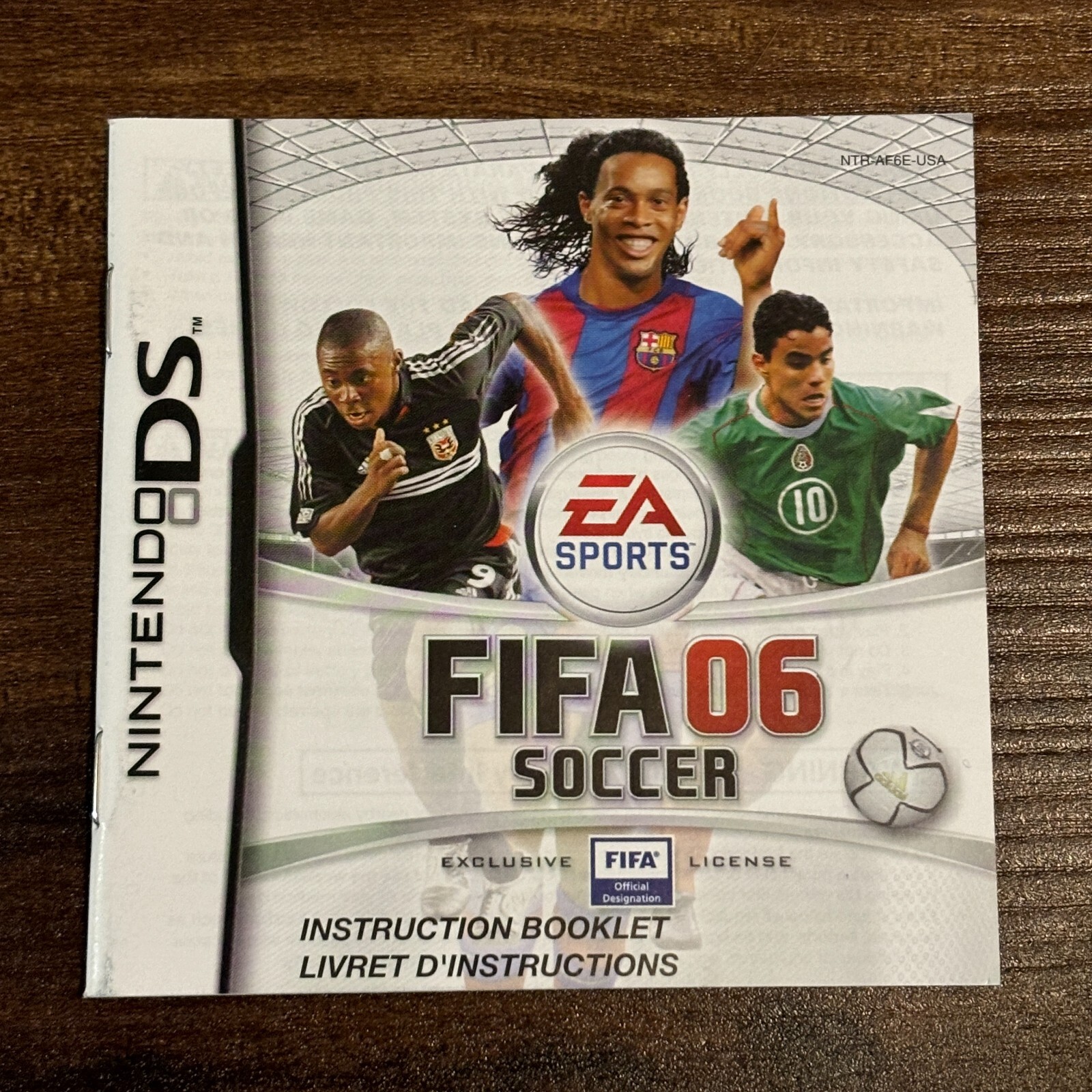 FIFA 06 Soccer 2006 Nintendo DS Instruction Manual Only