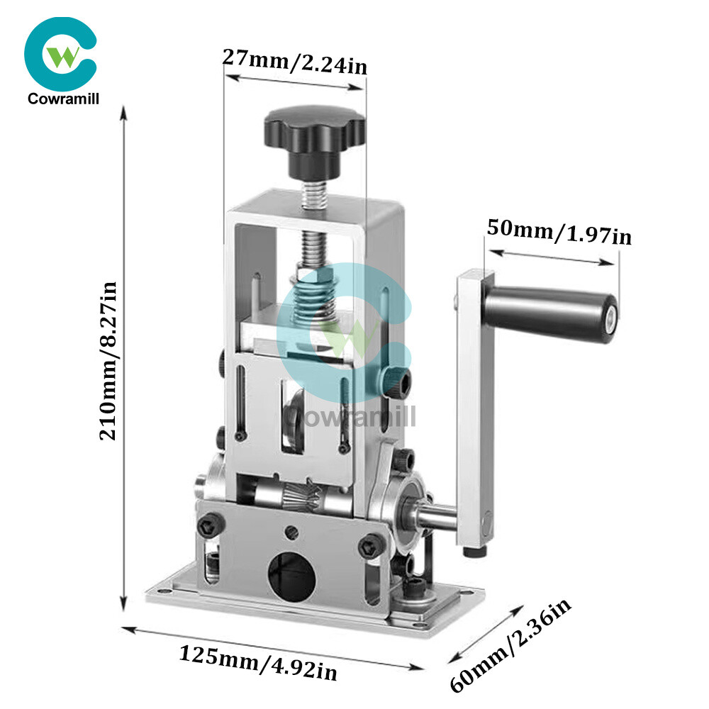 Manual Electric Wire Stripping Machine Cable Stripper Crank Scrap Copper Cutter