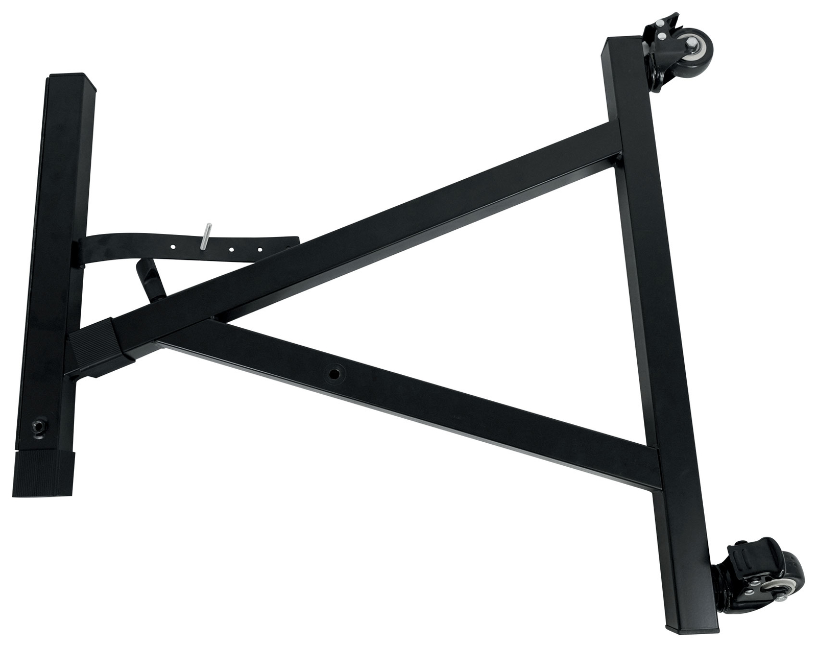 Rockville Z45W Z-Style 2-Tier Keyboard Stand+Wheels Fits Roland VR-09