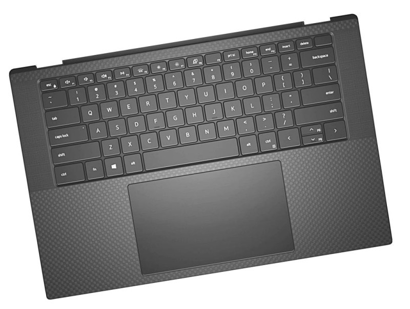 GPDN1 - Palmrest, With FP, 79, BLK, 9520