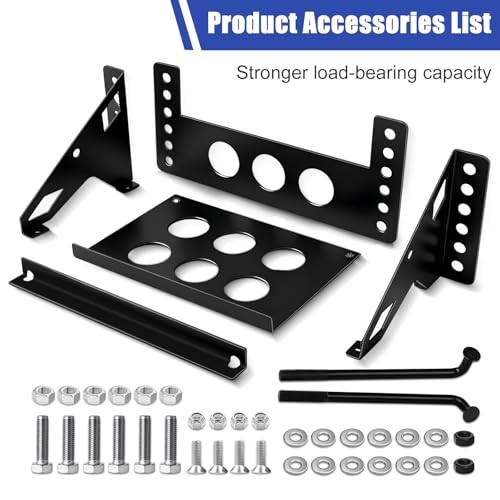 Metal Steel Battery Mounting Trays - Fits up to 10.63"×7.06"×7.5", Anti-Rust