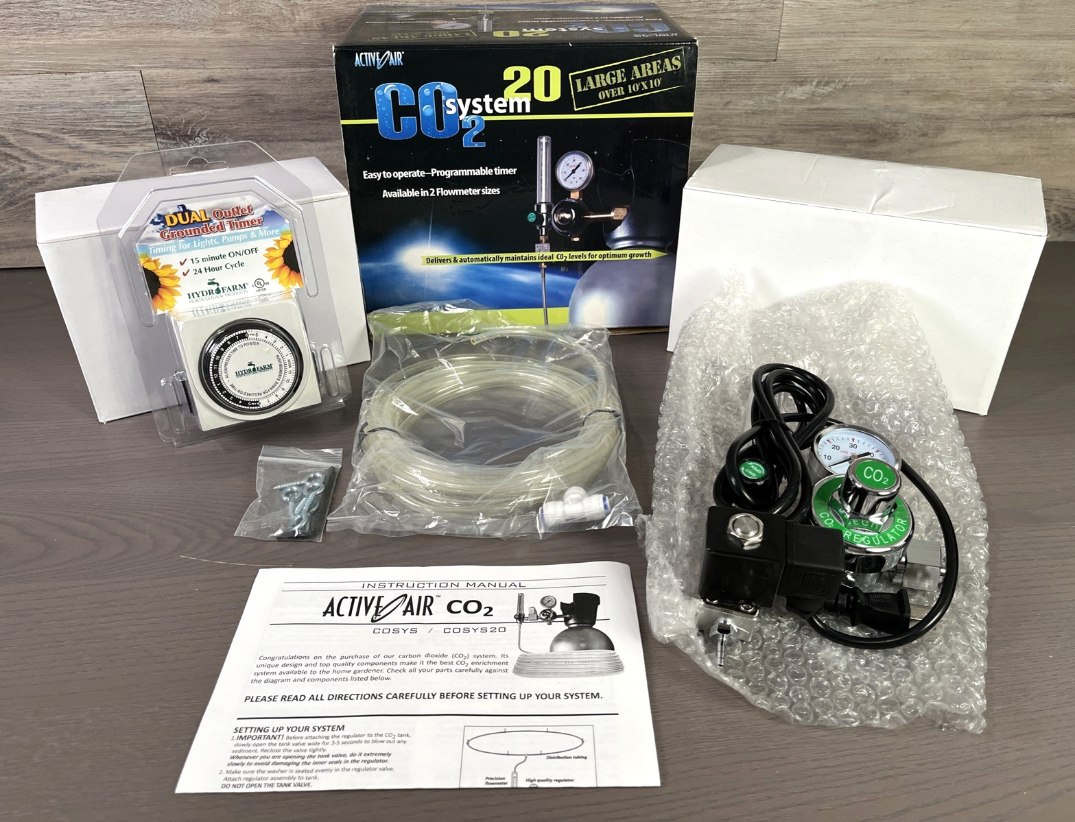 Active Air CO2 System 20 For Large Areas Timer Included NIOB