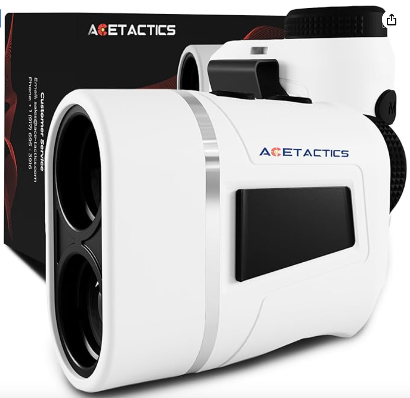 Golf Rangefinder with Magnet and Slope, 7X Magnification, 1200 Yards Laser Dista